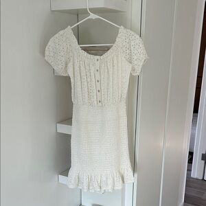 Astr The Label White Mini Dress Size S